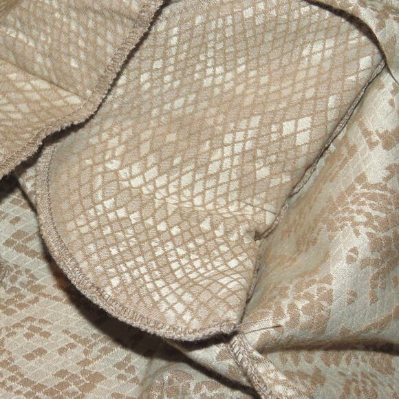 Finders Keepers Neutral Tan Snakeskin Print Olivia Single Button Blazer - Picture 8 of 11